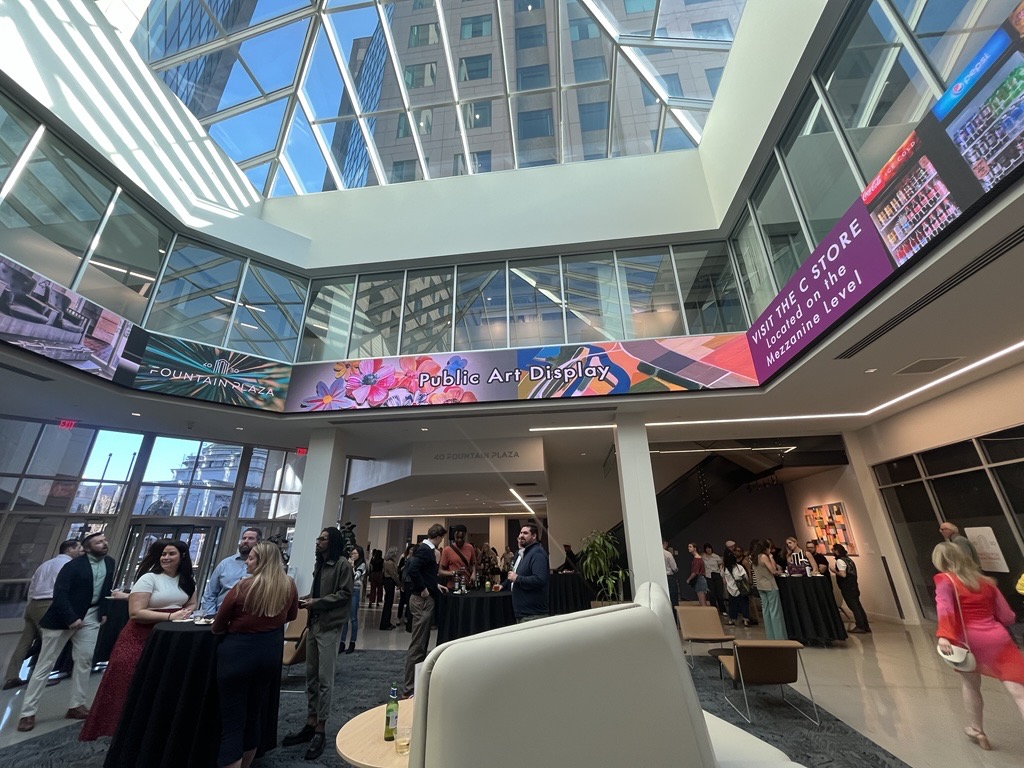 Ciminelli Unveils Latest Public Art Installation at 40-50 Fountain Plaza